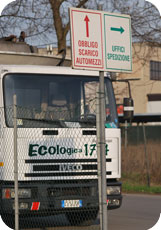 Ingresso stabilimento di Ecologica S.r.l.